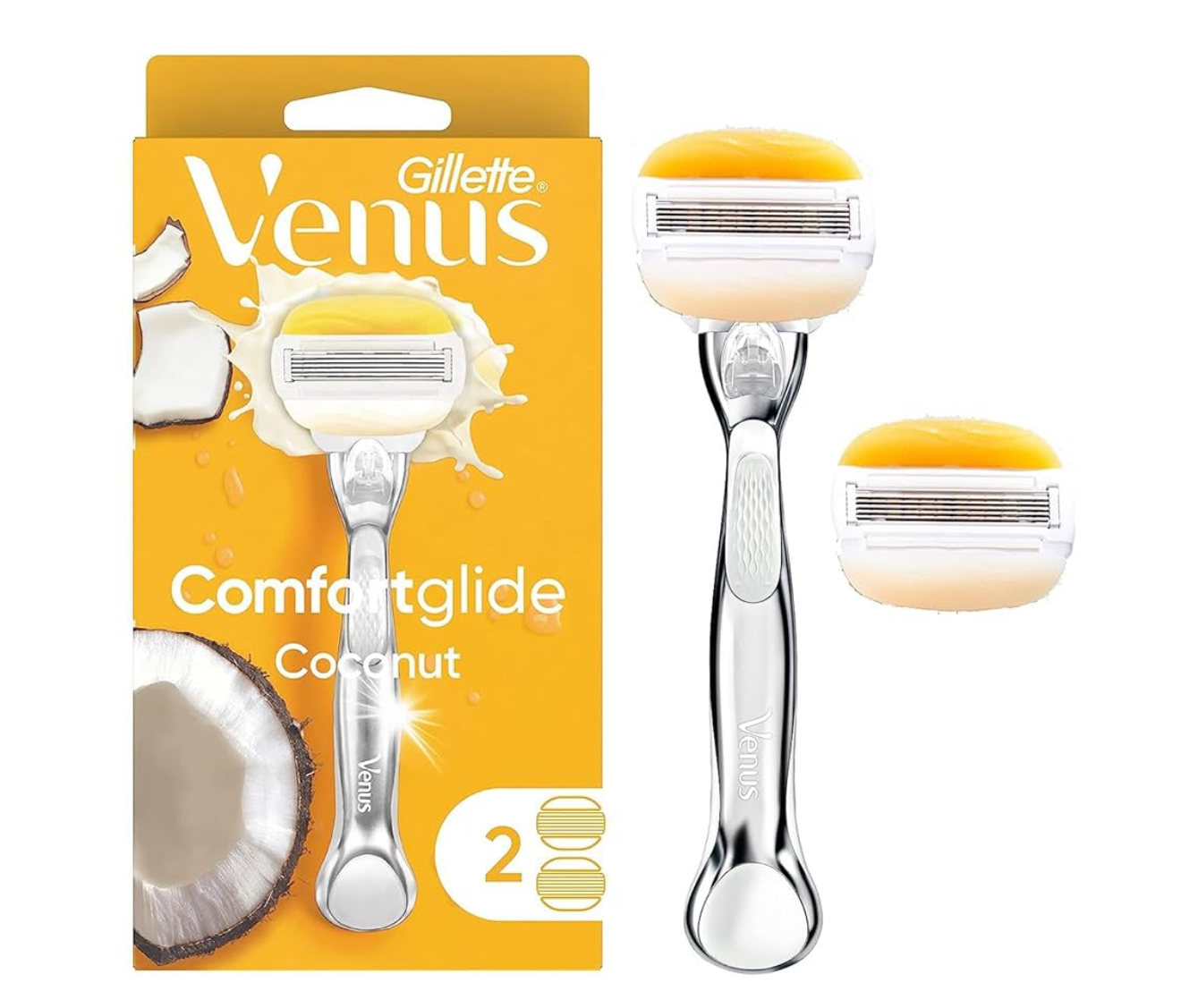 جيليت شفرة فينوس للنساء مع رأسين| GILLETTE Venus Comfortglide Coconut Scent - الصورة 2