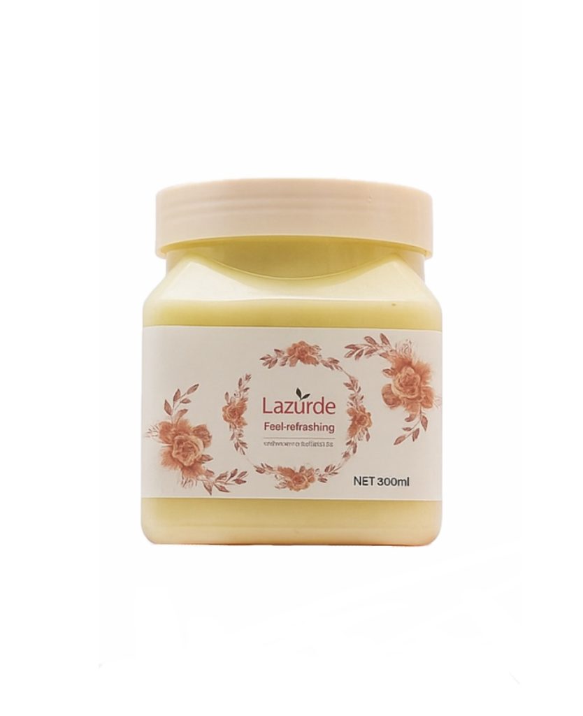 مقشر لازوردي الاصفر للجسم و الوجه للبشرة الدهنية Lazurde Feel Refreshing Say Goodye To Oilly Skin 300 ml