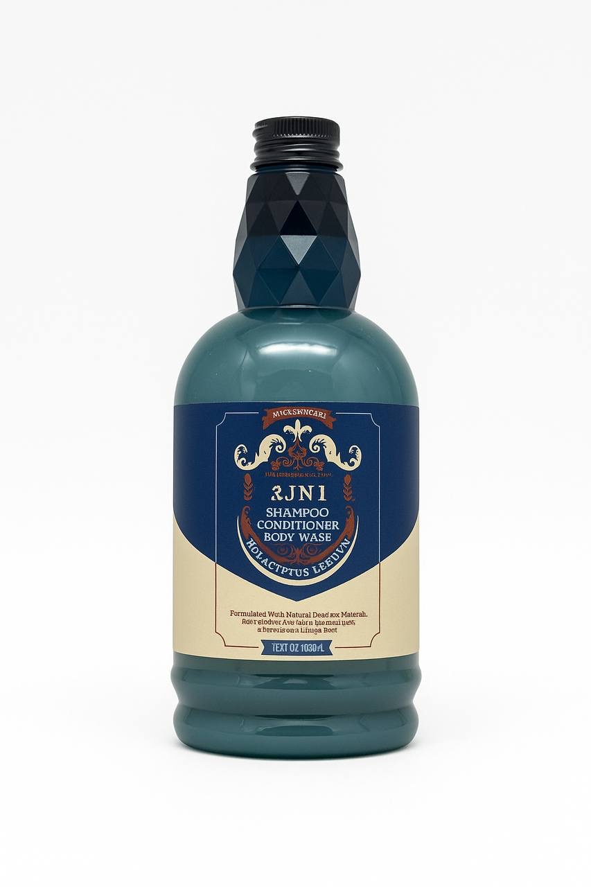 شامبو وبلسم وغسول للجسم – باليوكالبتوس 2 in 1 Shampoo, Conditioner & Body Wash – Eucalyptus