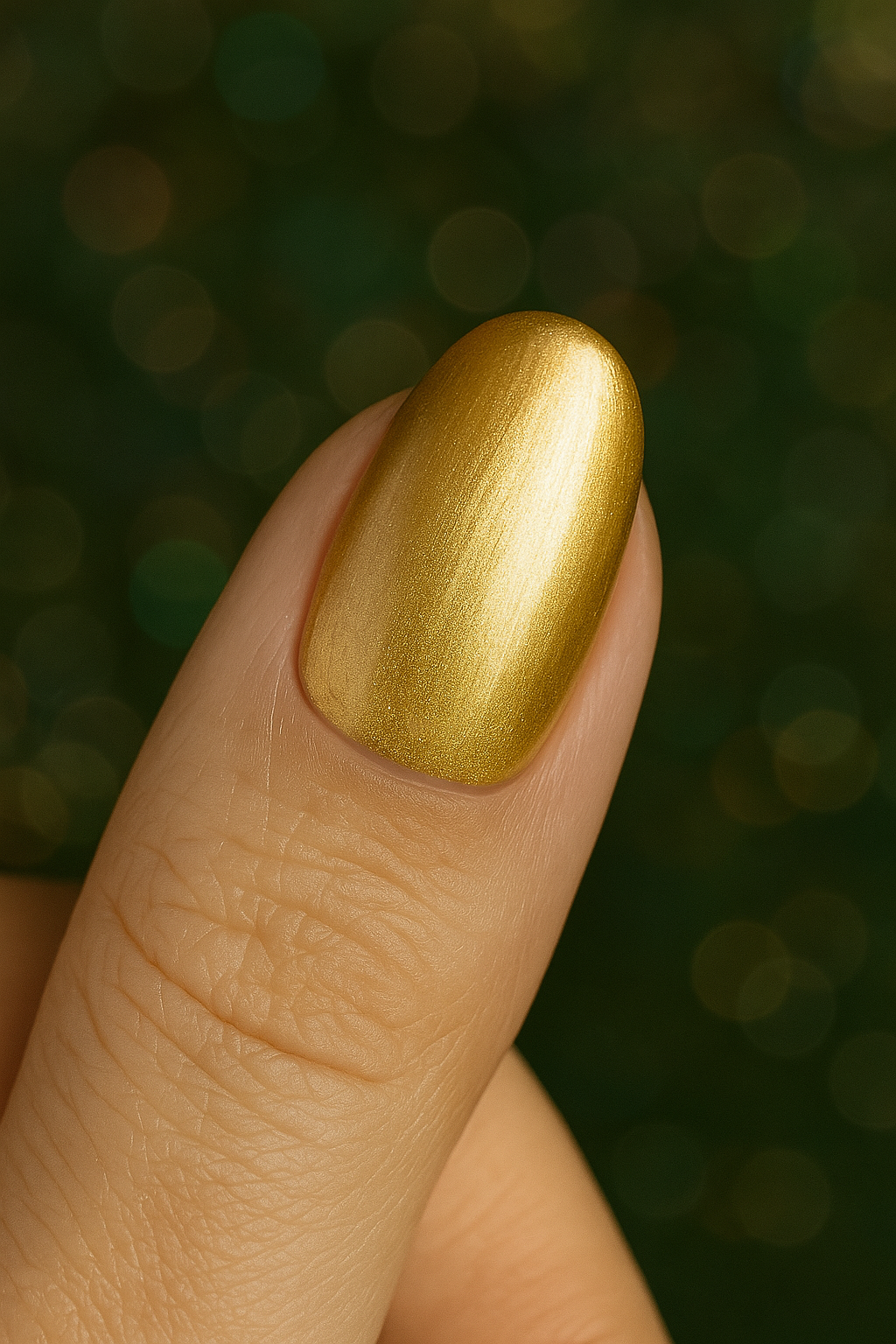 صبغ أظافر ميتالك ذهبي Metallic Gold Nail Polish - الصورة 2