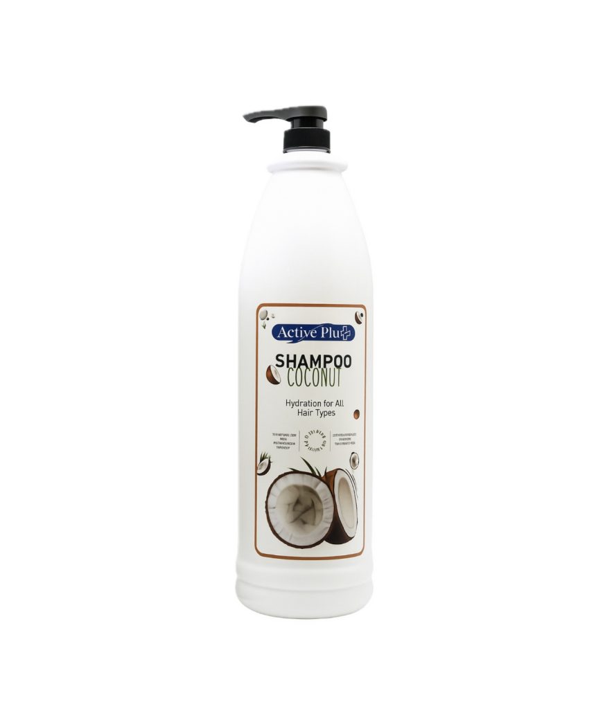 شامبو اكتيف بلاس لجميع أنواع الشعر بجوز الهند: Coconut All Hair Types Shampoo
