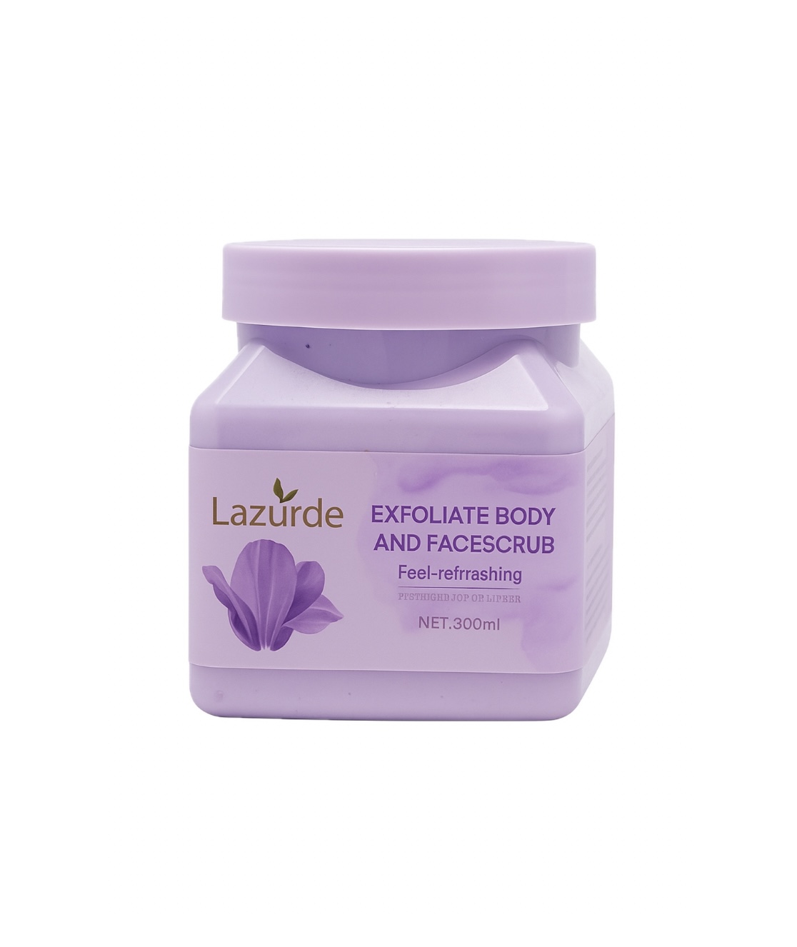 مقشر لازوردي البنفسجzي الجسم والوجه المنعش Lazurde Refreshing Body and Face Scrub 300ml