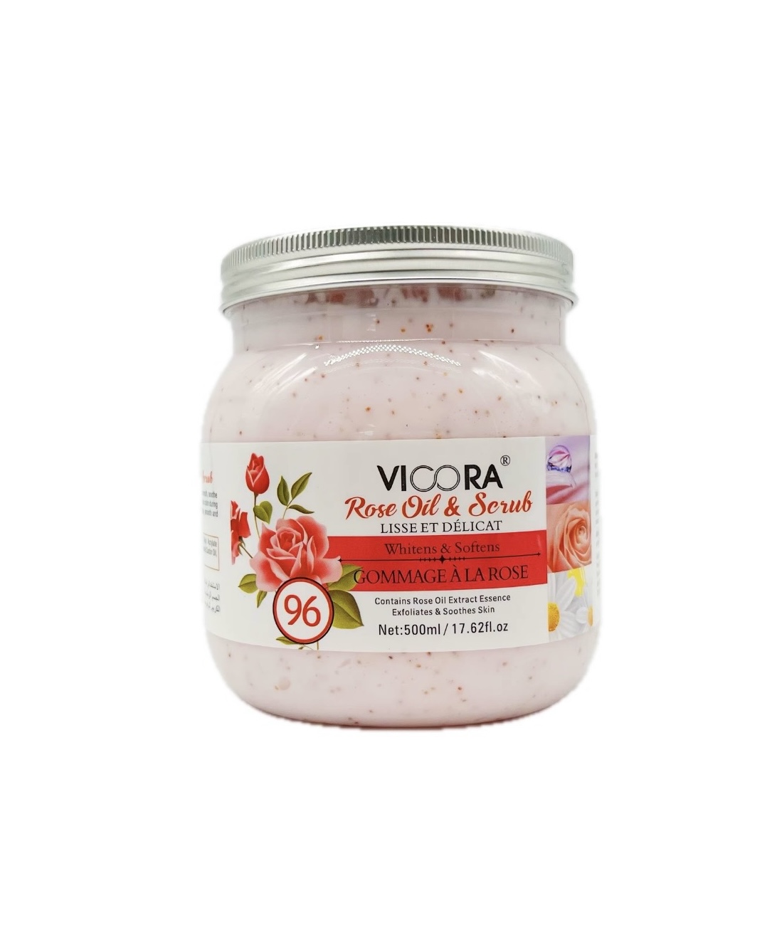 مقشر بزيت الورد Rose Oil Scrub 500 ml
