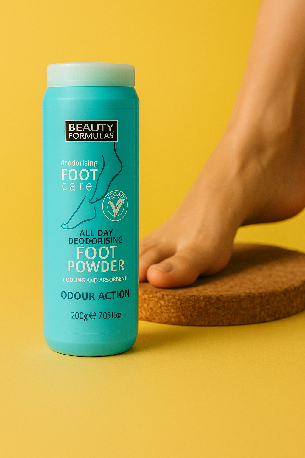 بودرة إزالة رائحة القدم بيوتي فورمولا – للعناية بالقدمين طوال اليوم Beauty Formulas Foot Care Deodorising Foot Powder – All Day Freshness - الصورة 2
