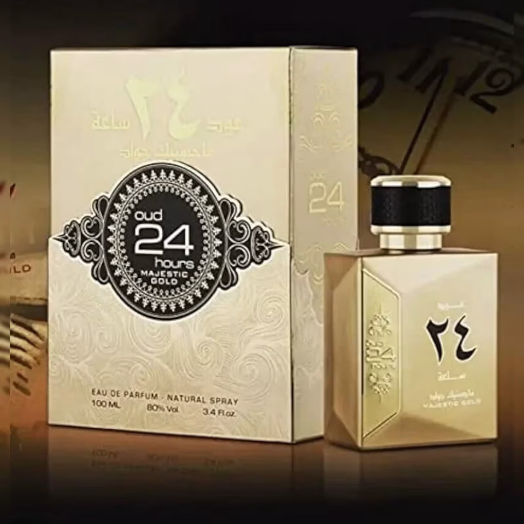 ⁦عطر عود ٢٤ ساعة ماجستيك جولد OUD 24 HOURS MAGESTIC GOLD لكلا الجنسين 100 مل⁩ - الصورة ⁦2⁩