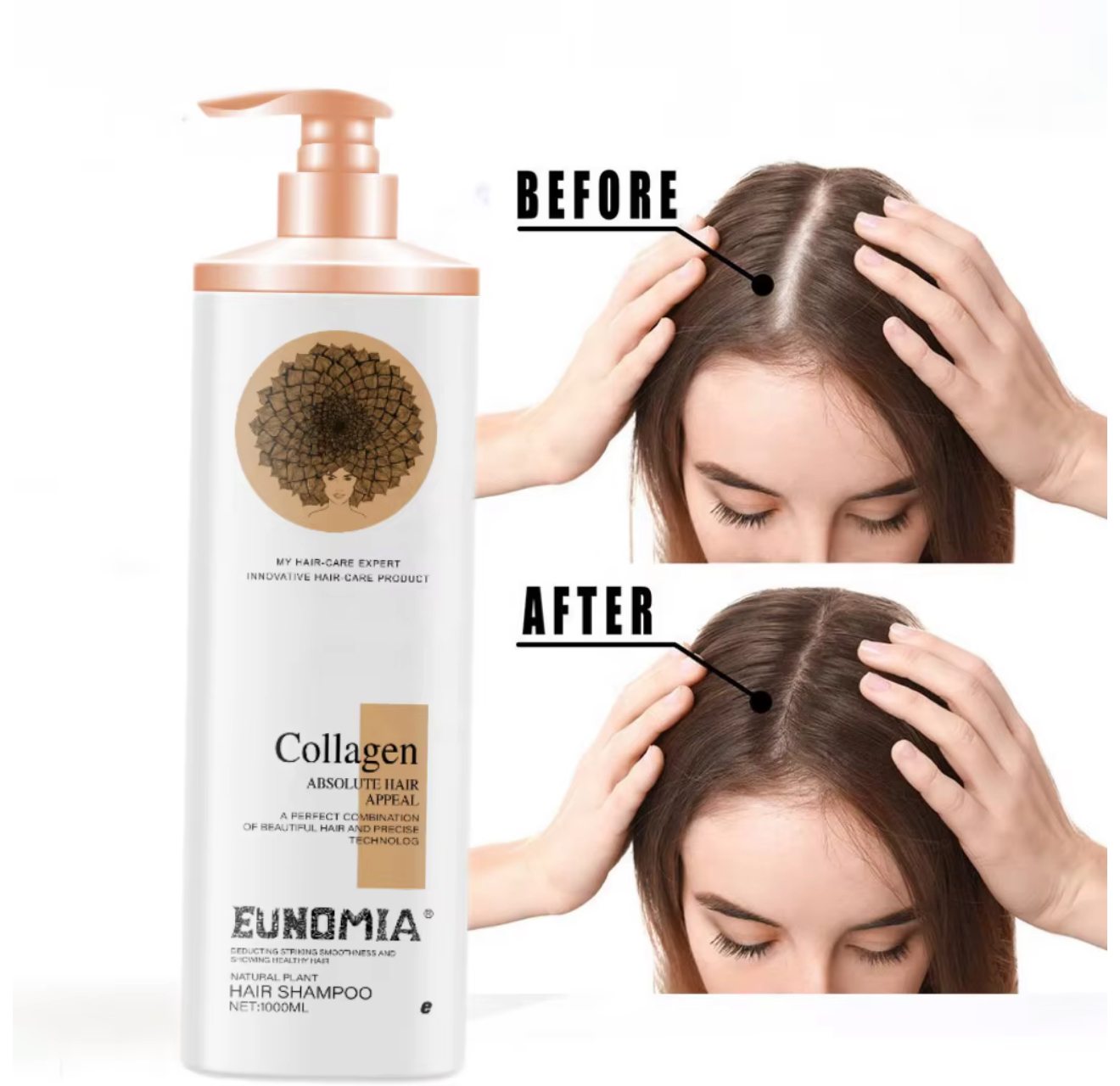اينوميا شامبو كولاجين 1000مل | EUNOMIA Gollagen Shampoo - الصورة 3