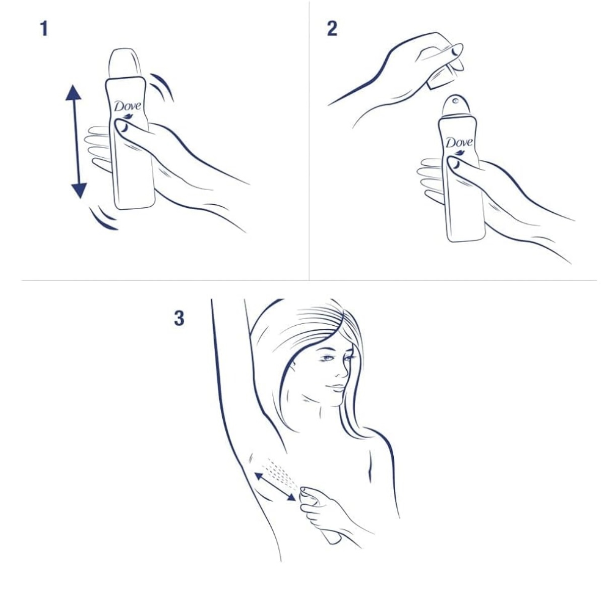 معطر دوف تفاح - 250ml Dove - الصورة 3