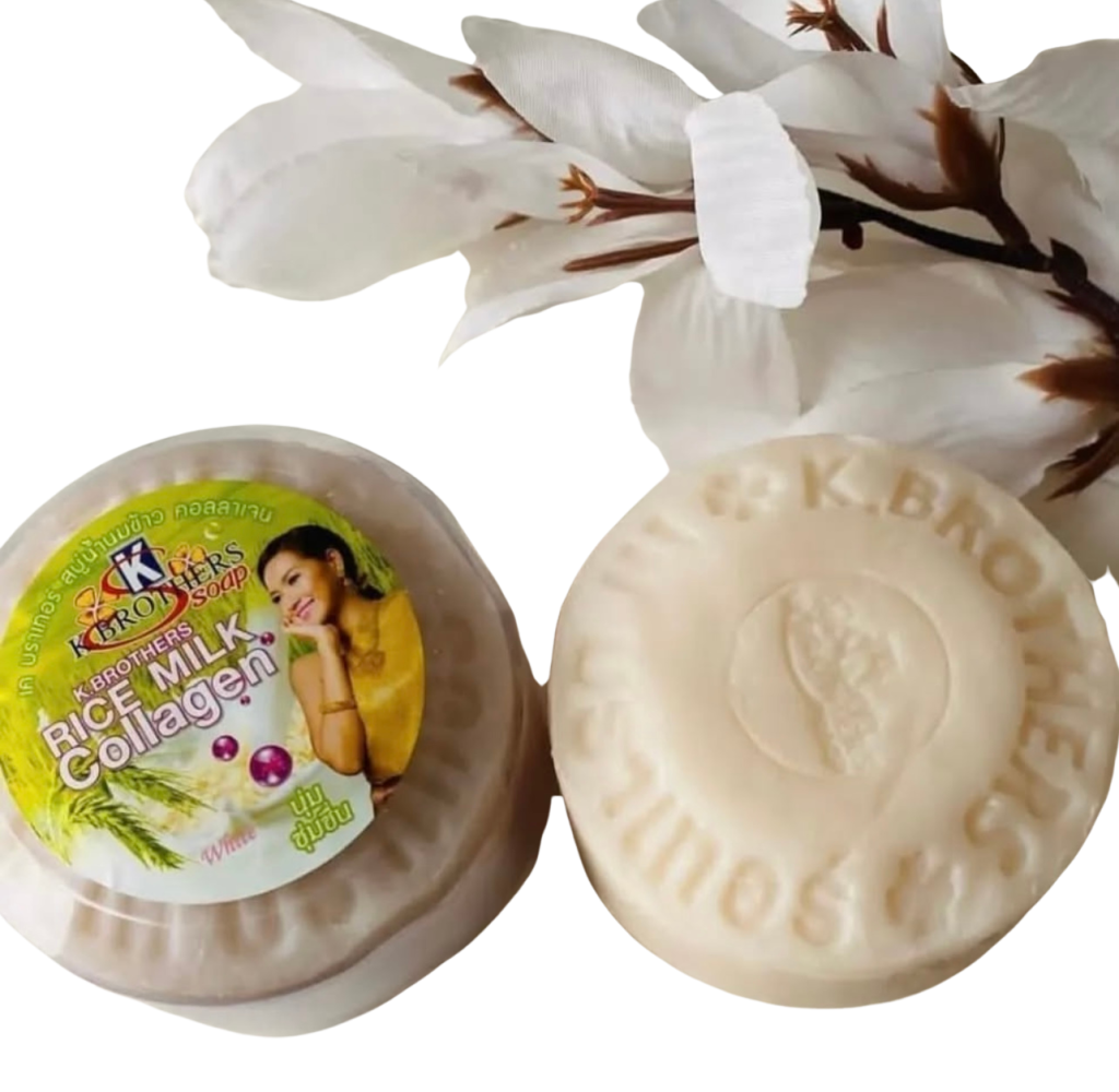 ⁦صابون حليب الأرز بالكولاجين Rice Milk Collagen So⁩ - الصورة ⁦2⁩