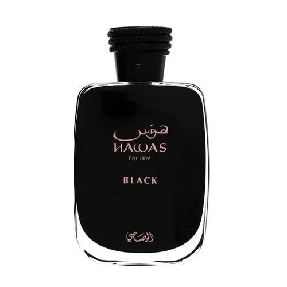 عطر هوس بلاك الرصاصي Hawas Black Rasasi للرجال 100 مل