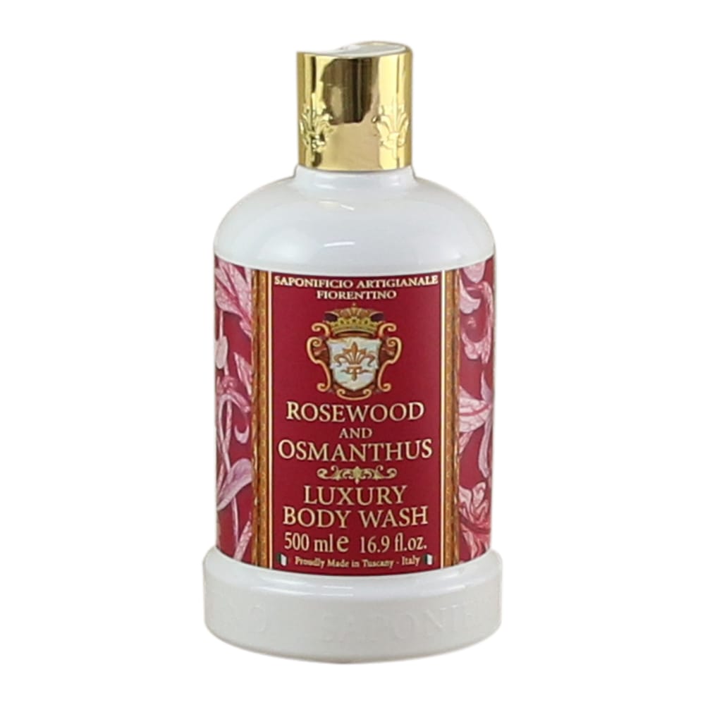 غسول الجسم الفاخر برائحة الورد و الاوسمانثوس Saponificio Artigianale Fiorentino Rosewood & Osmanthus Luxury Body Wash 500 ml