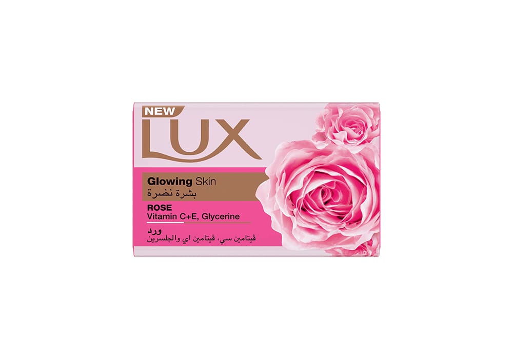 صابون لوكس بالورد – بشرة نضرة  Lux Rose Soap – Glowing Skin