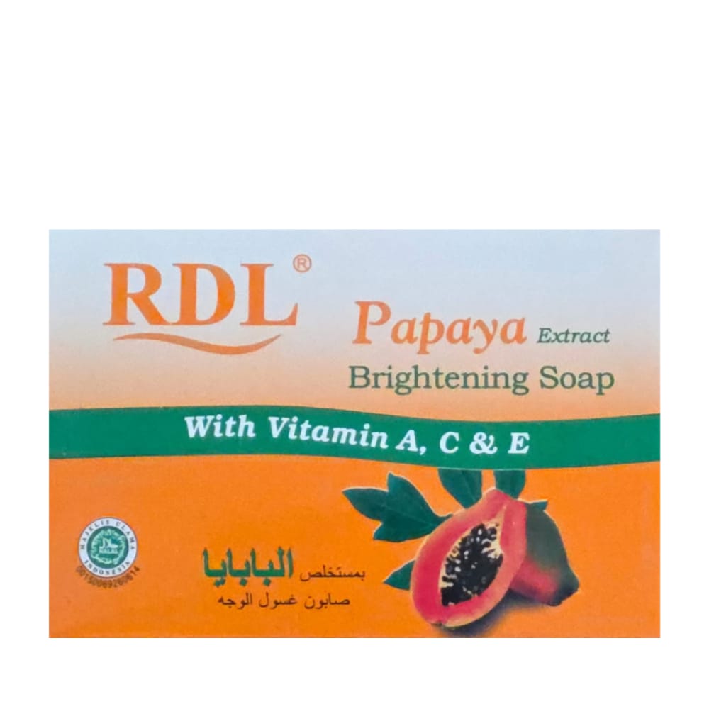 صابونة RDL بخلاصة البابايا و فيتامين أي و سي و إي Papaya With Vitamin A , C & E