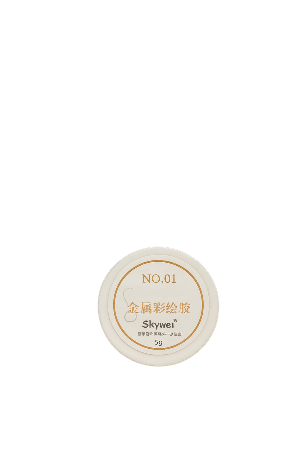 صبغ أظافر ميتالك ذهبي Metallic Gold Nail Polish