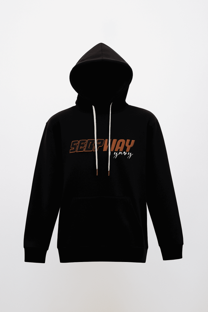 ⁦هودي رجالي SEDPWAY باللون الأسود⁩ - الصورة ⁦2⁩