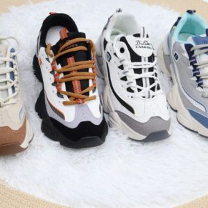 حذاء رياضي D’Lies FASHION متوفر بالألوان: البيج، الأسود، الأبيض، والرمادي